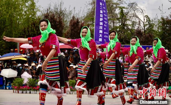 拉萨举行第二届锅庄舞大赛：全民健身与民族舞