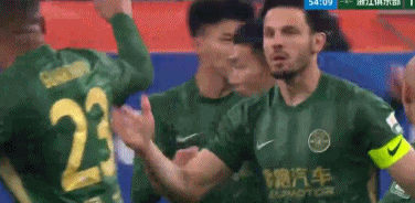 王钰栋连续两场破门成浙江队对阵海牛最佳射手